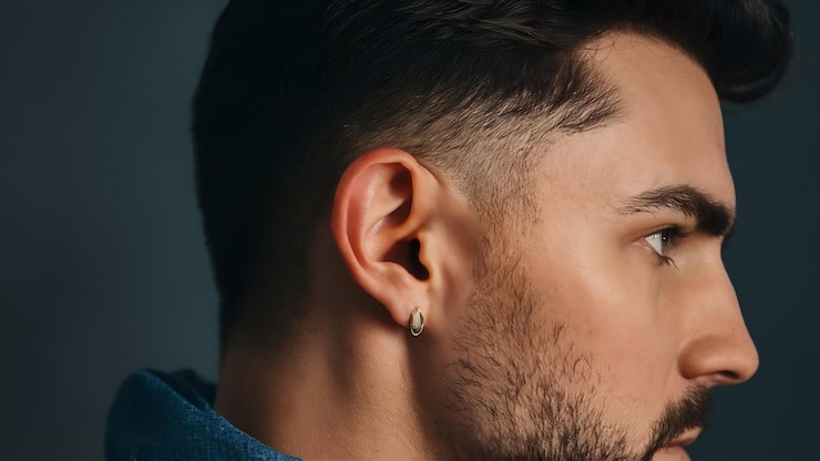 Stud Hypoallergenic Earrings for Men