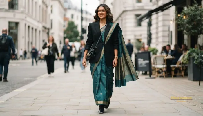 How to Wear Silk Saree in Modern Style