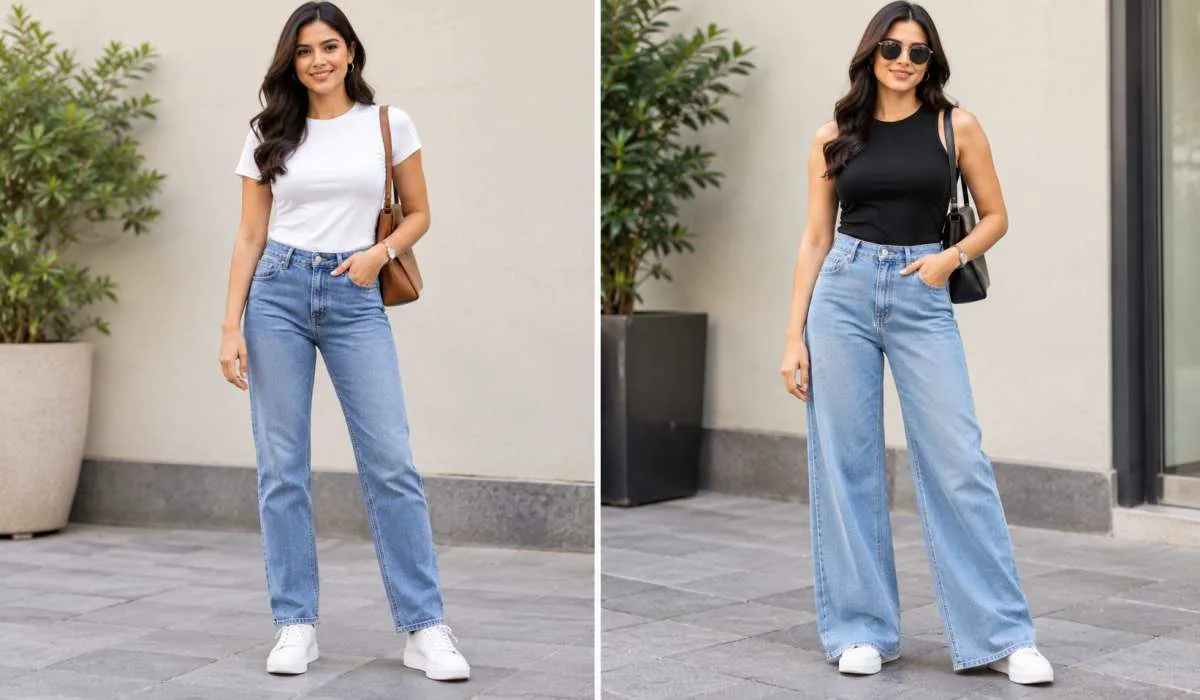 Wide Leg Jeans vs Straight Leg Jeans: Which One Works for You?